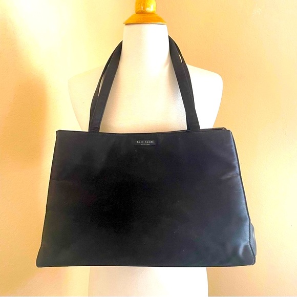 Kate Spade Vintage Black Nylon Tote Bag - Picture 2 of 8